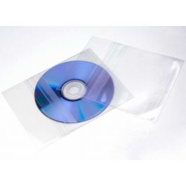Plastikbeutel für CD's 12.4x12.4cm mit Schutzverschluss (100 Stück) [BD4]