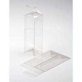 Klarsichtschachteln 5.1x5.1x15.2cm mit Automatikboden (25 Stück) [PLB137]