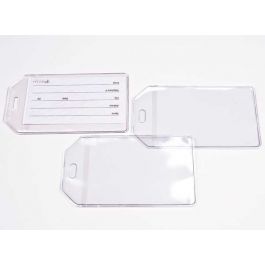 Hüllen für Kofferanhänger 7x10.5 cm (100 Stück) [LUGTAG]