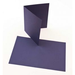 Glückwunschkarten Dunkelblau 17.8x12.4cm (50 Stück) [PC020]