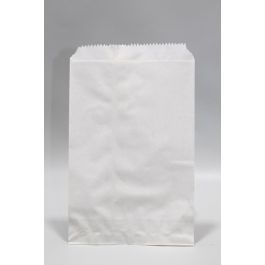 Papierbeutel Weiß 15x20cm Zellulose 35g/m² (100 Stück) [PAVL1510]