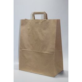 Öko Papiertragetaschen Braun 32x21x27cm (50 Stück) [PADB3227XL]