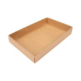 Pappschachtelböden Kraft 15,2x3,8x24,1 cm (25 Stück) [KR13]