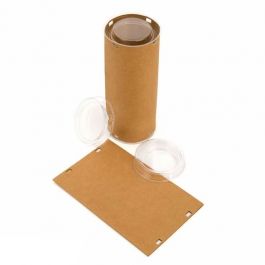Luxuriöse Geschenkverpackung 6,4 x 6,4 x 15.4cm (25 Stück) [KTRS26]