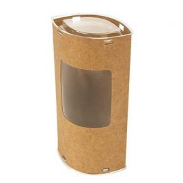 Luxuriöse Geschenkverpackung (oval) 7.8x5.2x15.4cm (25 Stück) [KTEWS26]