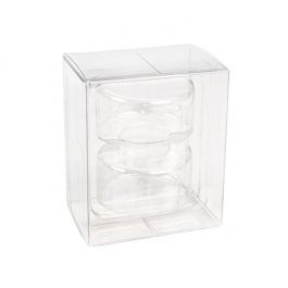 Macaron-Schachteln für 2 Stück 6.5x5.1x10.2 cm (25 Stück) [MBS6]