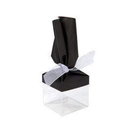 Folientopper Metallic Matt Schwarz 12,7x22,9 cm (25 Stück) [MT1MB]
