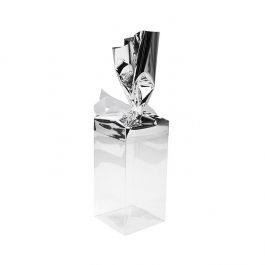 Folientopper Metallic Silber 17,8x33 cm (25 Stück) [MT2S]