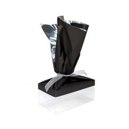 Folientopper Metallic Matt Schwarz 30,5x63,5 cm (25 Stück) [MT4MB]
