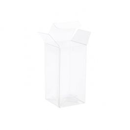 Klarsichtschachteln 5.2x5.2x10.5cm mit Automatikboden (25 Stück) [PLB335]
