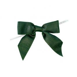 Schleifen gebunden Metallic Spruce 8.9 cm (25 Stück) [MBOWSP]