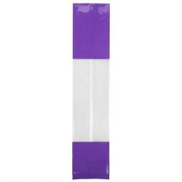 Bedruckte Beutel Lila - 5.1x4.8x24.1cm mit Seitenfalten (100 Stück) [G1PL]