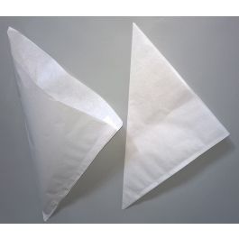 Spitztüten aus Pergament Ersatz 17cm - Fettdicht | Inhalt 100 Gramm (100 Stück) [PPS17]