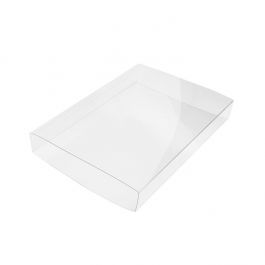Aufschiebedeckel Transparent 9.7x2.7x13.7cm (25 Stück) [SC31]