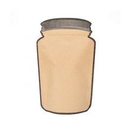 Einmachglas Form Beutel Kraft 13x7,6x20,6 cm (100 Stück) [SP3KZ]