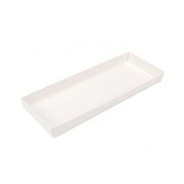 Schachtelböden Kraft Weiß 10,8x2,5x30,5 cm (25 Stück) [WH11]