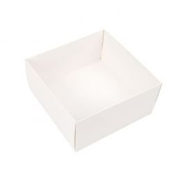 Pappschachtelböden Weiß 15,2x7,6x15,2 cm (25 Stück) [WH14]
