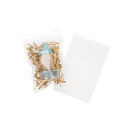 Druckverschlussbeutel 7.5x10cm Kristallklar PP 75 Mikron (100 Stück) [Z3C34]