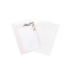 Druckverschlussbeutel mit Aufhängeloch und Luftloch 22.9x30.5cm Transparent PP 50 Mikron (100 Stück) [Z3R912V]