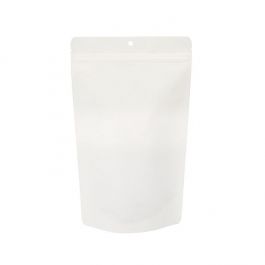 Standbodenbeutel Weiß Kraft Umweltfreundlich 17,2x8,9x28,6 cm (100 Stück) [ZBGEK4W]