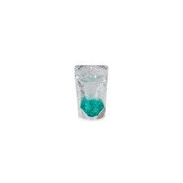 Standbodenbeutel Transparentes/Holografisches Eis 13x7,9x20,6 cm mit Aufhängeloch (25 Stück) [ZBGHI3C]