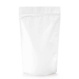 Standbodenbeutel Mattweiß 17x9x28.5cm | 340 Gramm (100 Stück) [ZBGM4MW]