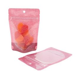 Standbodenbeutel Reispapier Rosa 10.2x6x15.2cm | 57 Gramm (100 Stück) [ZBGR2HR]