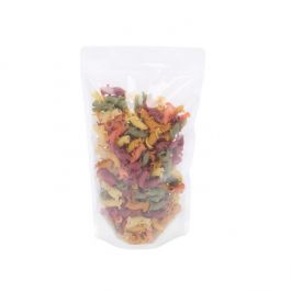 Standbodenbeutel Reispapier Transparent/Weiß 17.1x8.9x28.6cm | 340 Gramm (100 Stück) [ZBGR4WC]