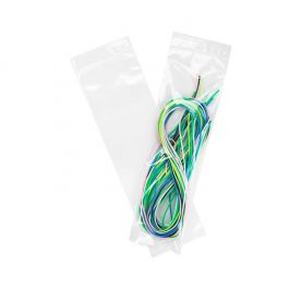 Druckverschlussbeutel 7.5x25.5cm Transparent PP 50 Mikron (100 Stück) [ZC310]