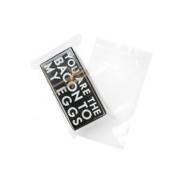 Druckverschlussbeutel mit Euroloch 12.5x20.5cm Transparent PP 50 Mikron (100 Stück) [ZC58V]