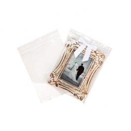 Druckverschlussbeutel mit Euroloch 20.5x25.5cm Transparent PP 50 Mikron (100 Stück) [ZC810V]