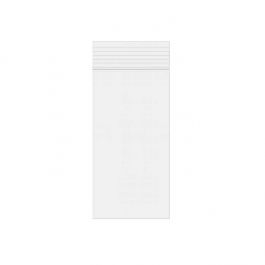 Druckverschlussbeutel Transparent 7.5x20.5cm PE 100 Mikron (100 Stück) [4PE38]